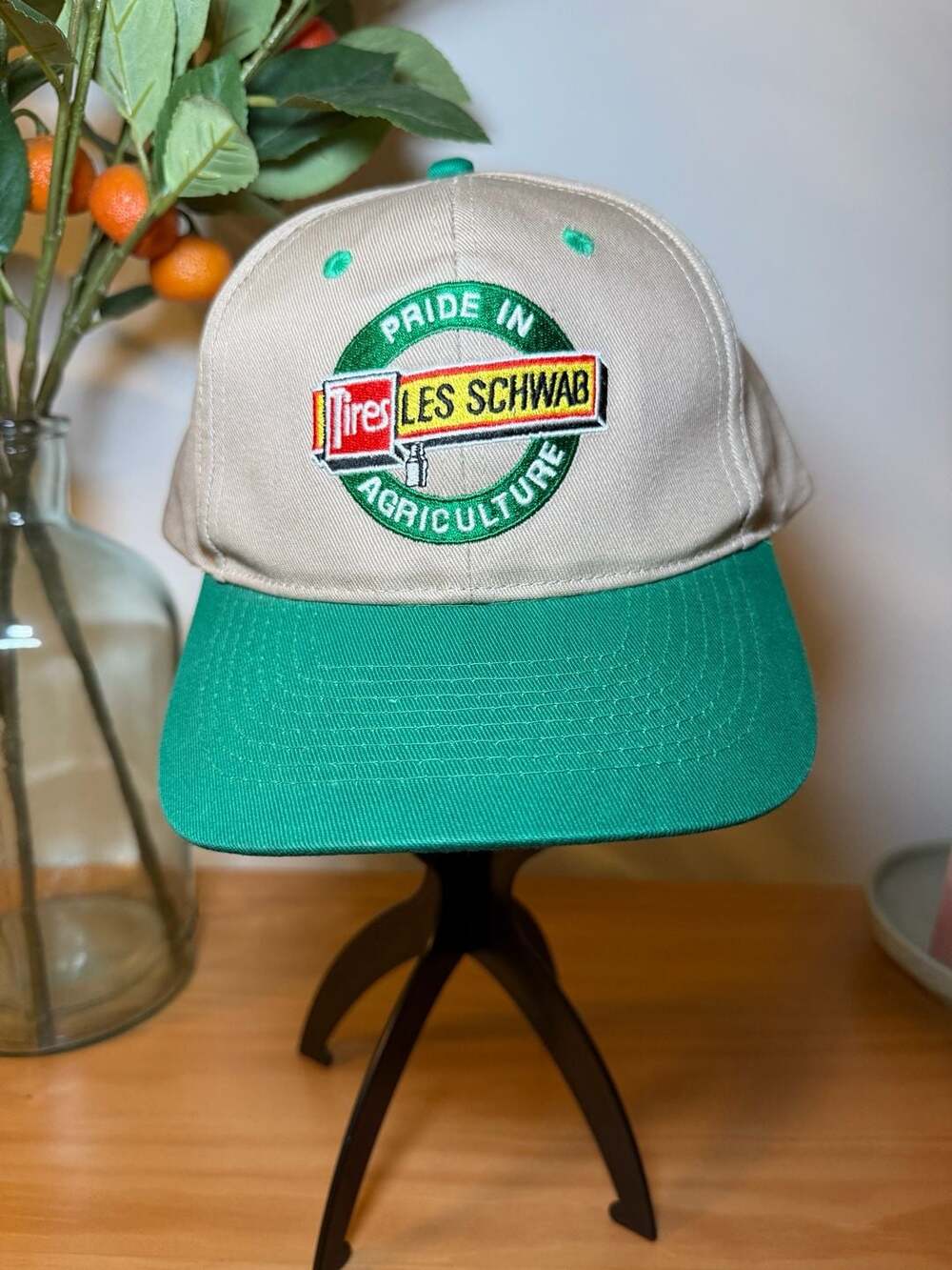 GO USA Les Schwab Tires Pride In Agriculture Embroidered Adjustable Hat